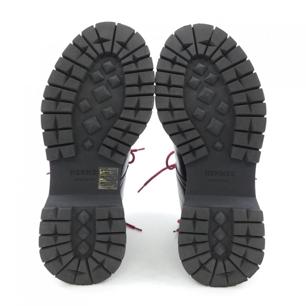 Hermes Boots Black 39 Red — view 4