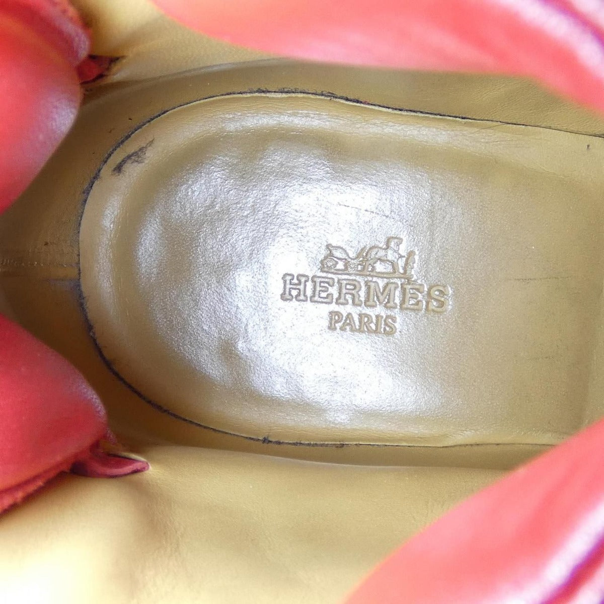 Hermes Boots Black 39 Red — view 6