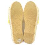 Prada Triangle Logo Canvas Espadrilles Flat Sandals Yellow 37 — view 8