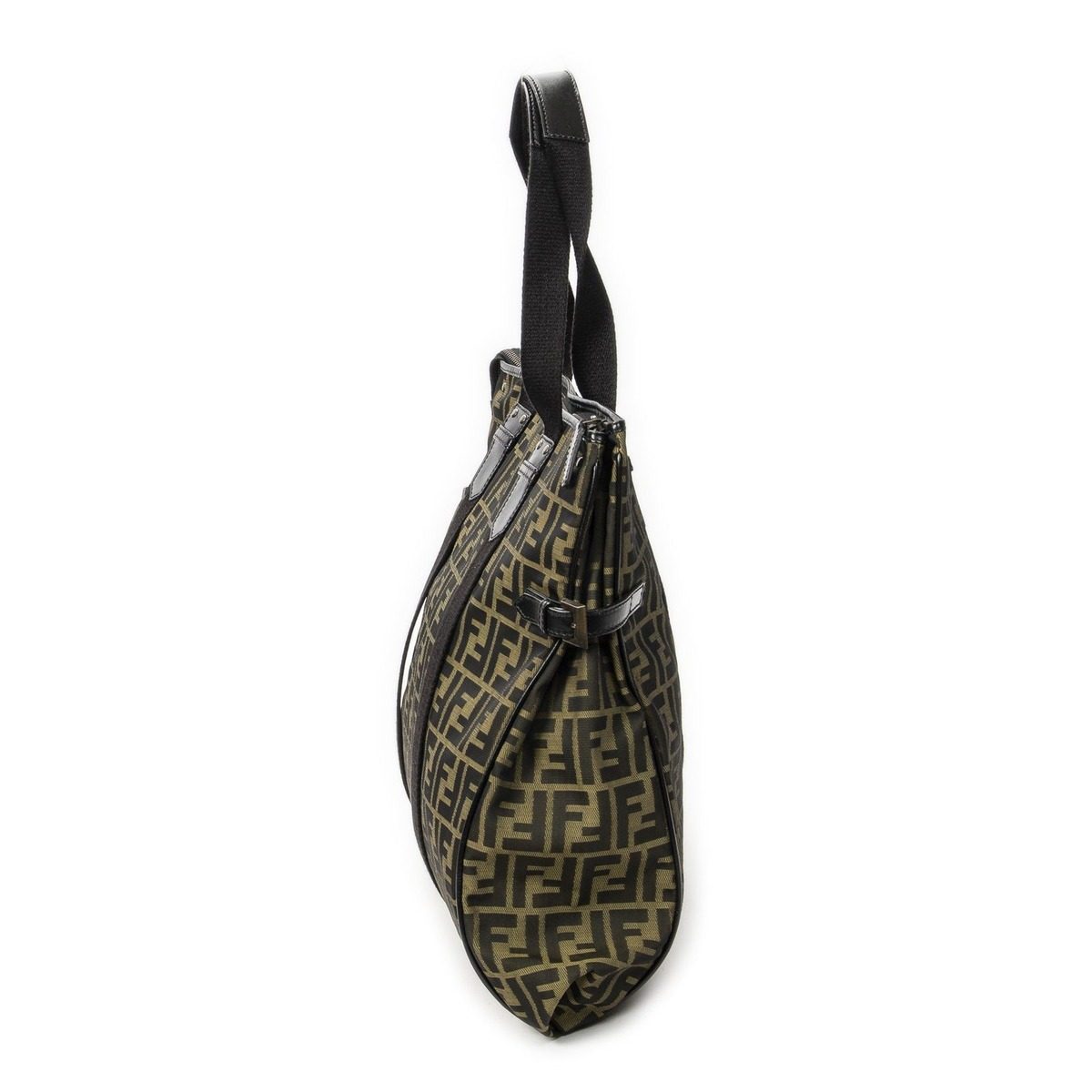 Fendi Tote Beige Zucca Nylon Canvas — view 3