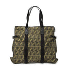 Fendi Tote Beige Zucca Nylon Canvas — view 5