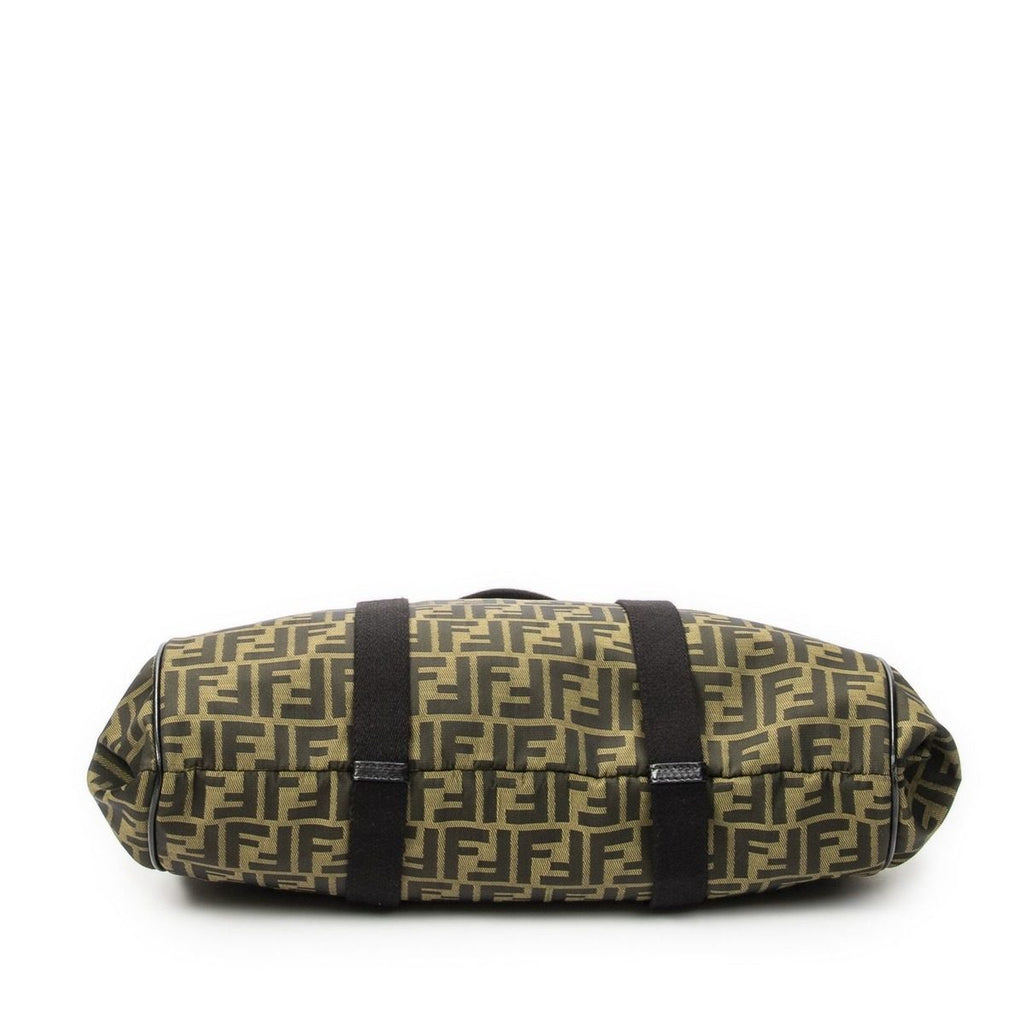 Fendi Tote Beige Zucca Nylon Canvas — view 6