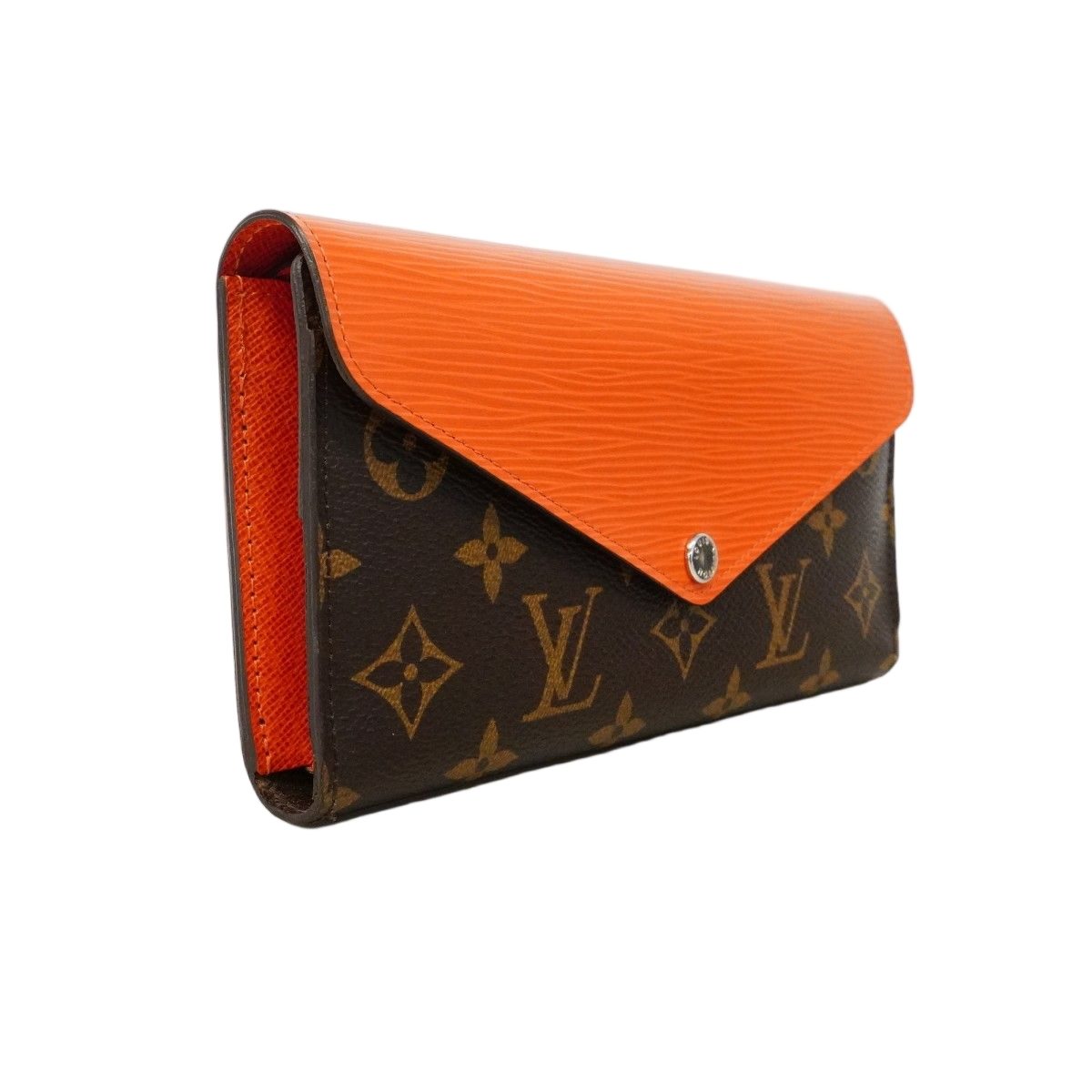 Louis Vuitton Trifold Wallet Monogram Epi Portefeuille Marie Louron Brown Piment — view 2
