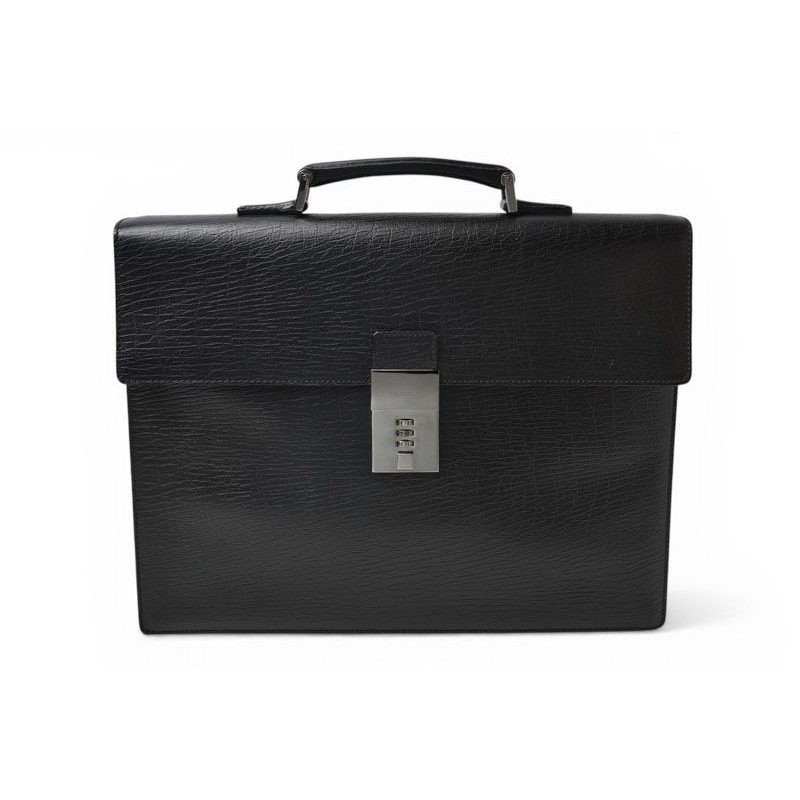 Gucci Business Document Purse A4 Leather Black