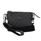 Gucci Shoulder Bag Interlocking G Black
