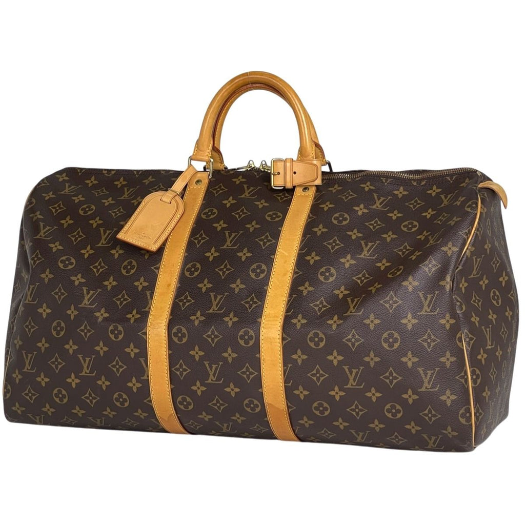 Louis Vuitton Keepall 55 Boston Bag Monogram Brown