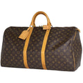 Louis Vuitton Keepall 55 Boston Bag Monogram Brown