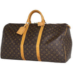 Louis Vuitton Keepall 55 Boston Bag Monogram Brown