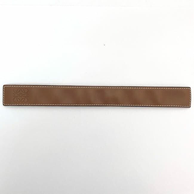 Loewe Bracelet Brown Anagram Leather — view 4