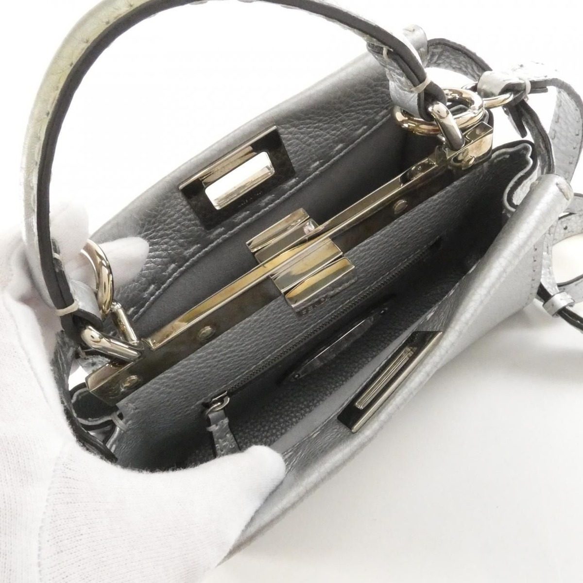 Fendi Selleria Peekaboo Mini Bag — view 6