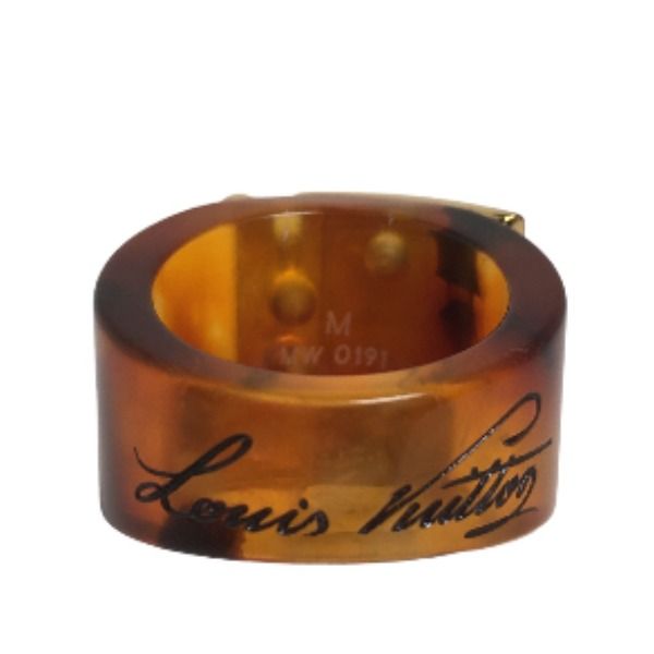 Louis Vuitton M Size Ring Burg Lock Me Brown — view 5