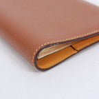 Hermes Agenda GM Leather Yellow And Brown Wallets Accessories Silver — view 5