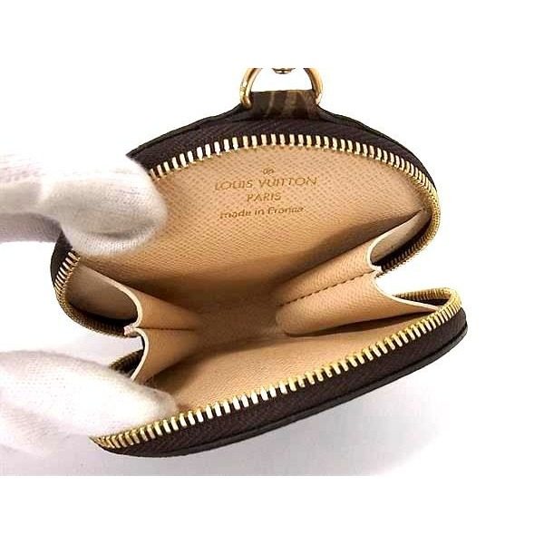 Louis Vuitton Monogram Coin Purse Charm Brown — view 3