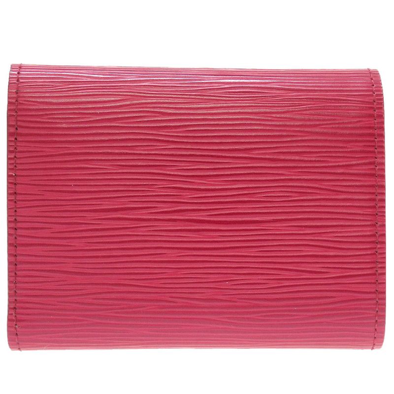 Louis Vuitton Epi Portefeuille Victorine Compact Wallet Fuchsia Trifold — view 2