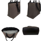Loewe Anagram 2-Way Tote Bag Canvas Leather Jacquard Black — view 3