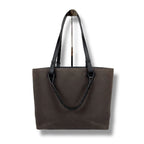 Loewe Anagram 2-Way Tote Bag Canvas Leather Jacquard Black — view 6