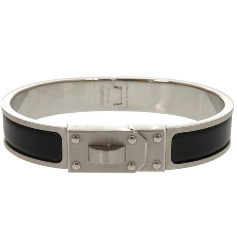 Hermes Kelly Men Sp0212 Metal Noir Black Matte Bangle 1698 — view 2