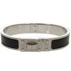 Hermes Kelly Men Sp0212 Metal Noir Black Matte Bangle 1698