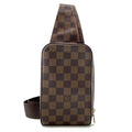 Louis Vuitton Belt Bag Damier Ebene Brown Red