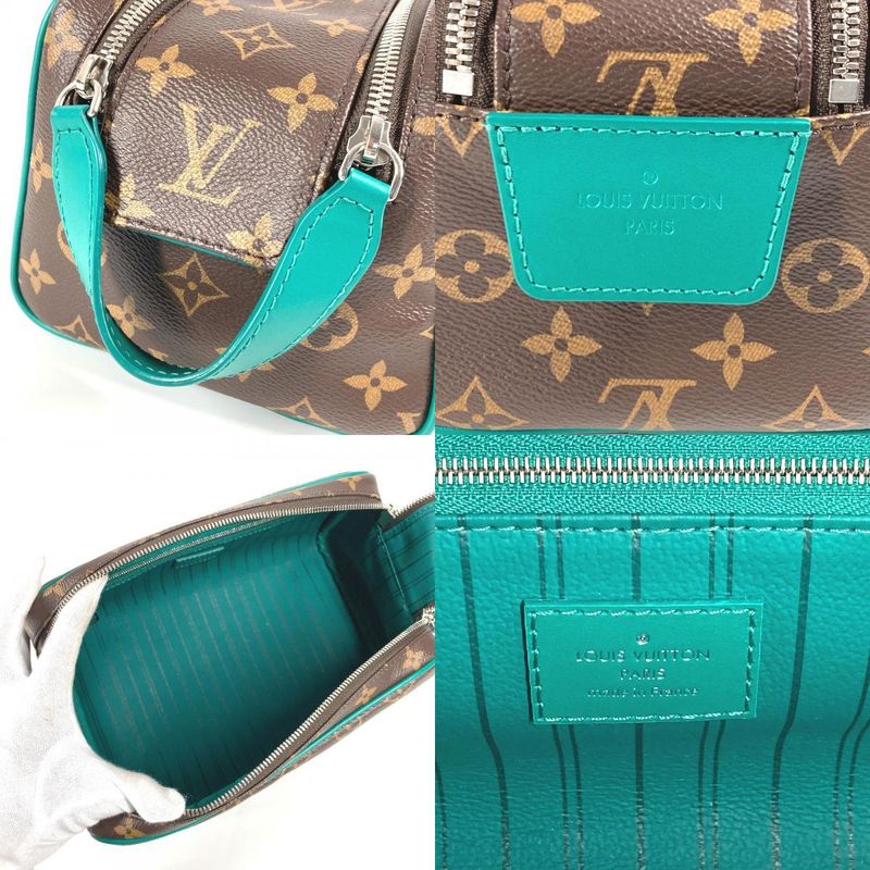 Louis Vuitton Second Bag Dopp Kit Monogram Macassar Canvas — view 8