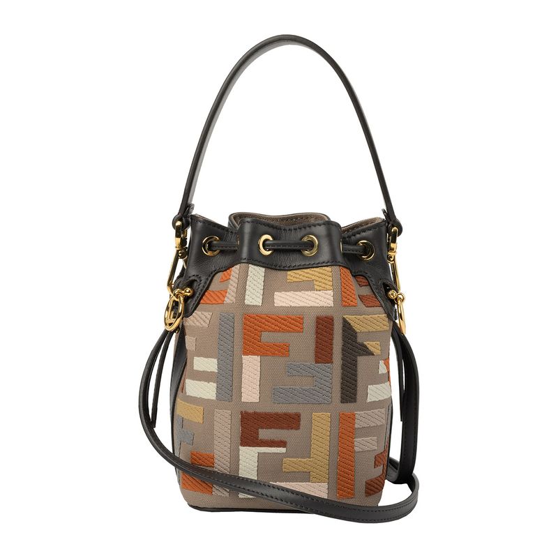 Fendi Shoulder Bag Montresor Brown — view 2