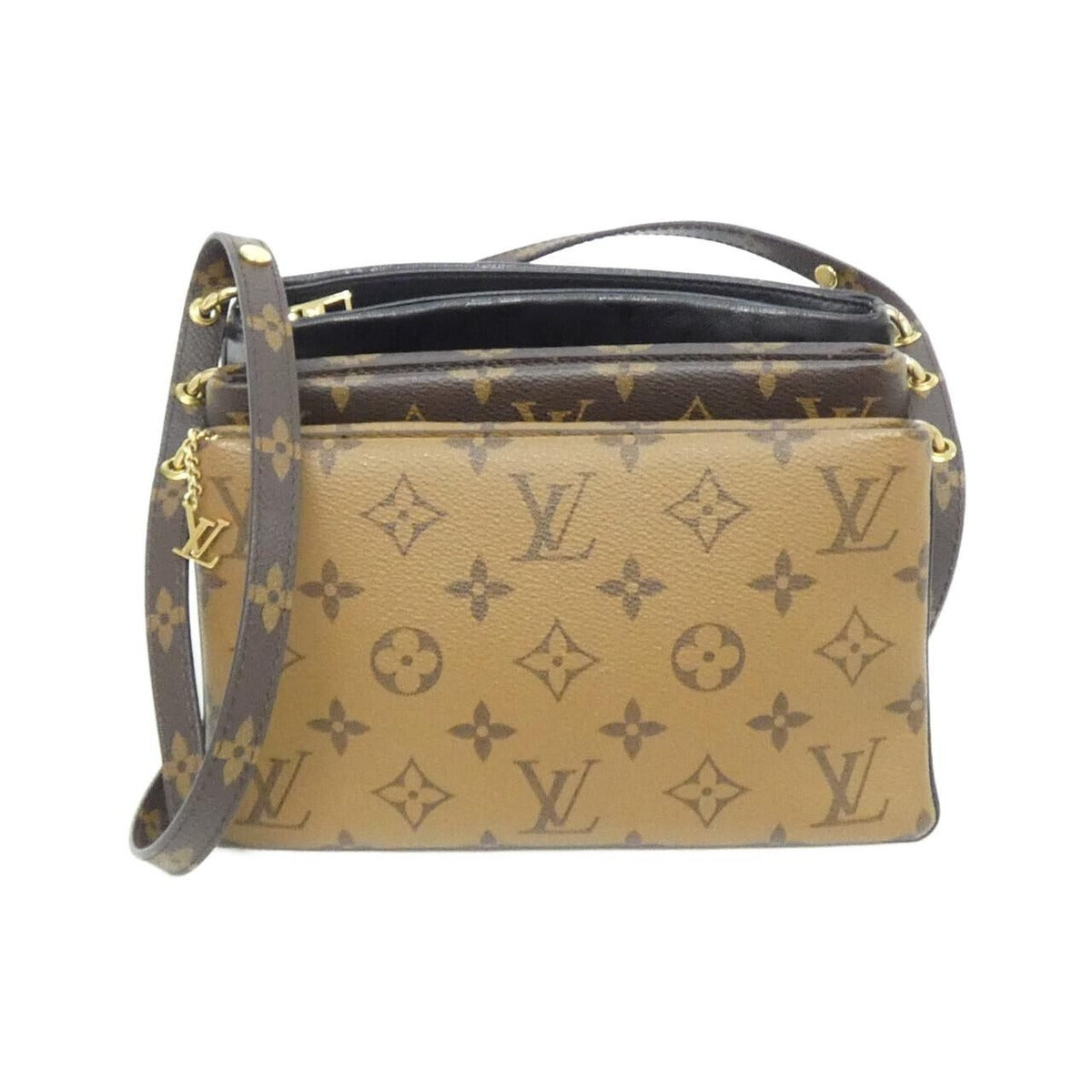 Louis Vuitton Monogram Pochette Lv3 Shoulder Bag