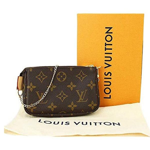 Louis Vuitton Monogram Mini Accessories Pouch Pochette Accessoire — view 6