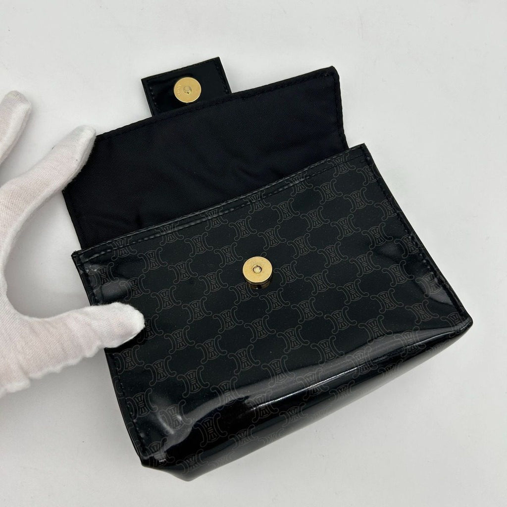 Celine Macadam Pattern Mini Pouch Makeup Enamel — view 5