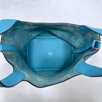 Hermes Handbag Picotin Lock PM Light Blue Jean — view 6