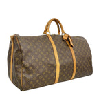 Louis Vuitton Boston Bag Monogram Keepall Bandouliere 60 Brown — view 2