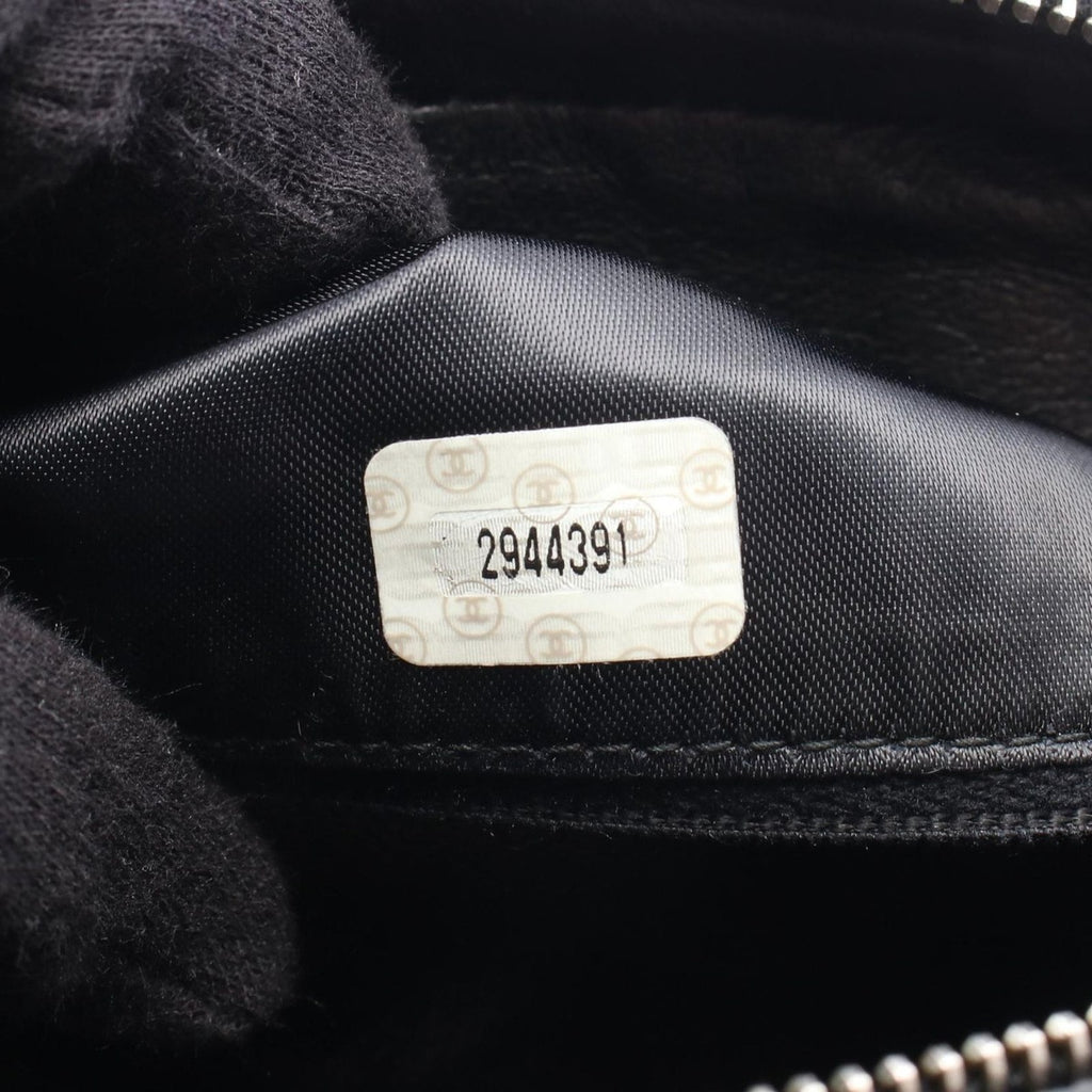 Chanel Shoulder Bag Quilted Cocobol Black Leather Cuff — view 5