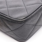Chanel Shoulder Bag Quilted Cocobol Black Leather Cuff — view 6