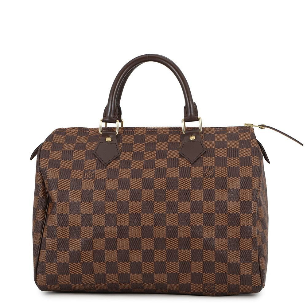 Louis Vuitton Damier Ebene Speedy 30 Mini Boston Bag