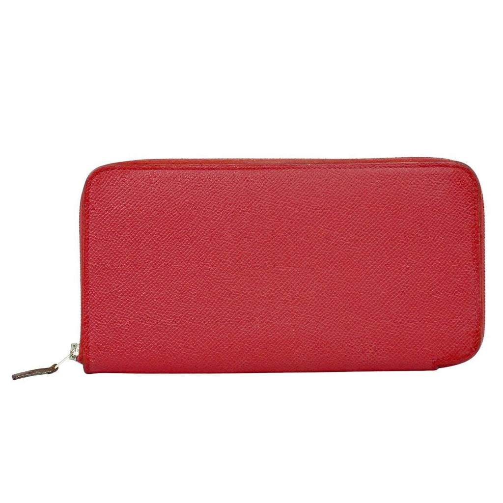 Hermes Azap Silk in Long Veau Zip Around Wallet