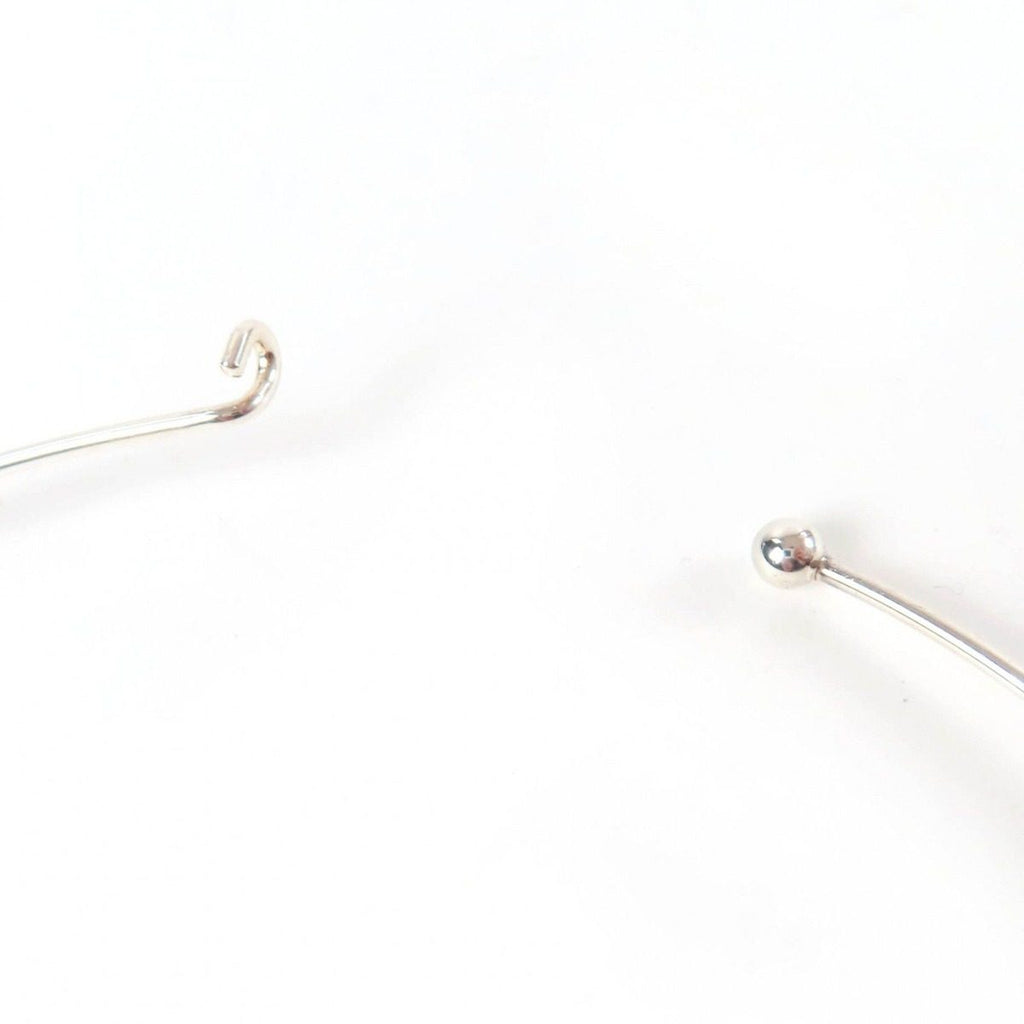 Chanel 925 Camellia Logo Choker Necklace Silver Weight — view 7