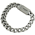 Saint Laurent Logo Chain Bracelet Silver
