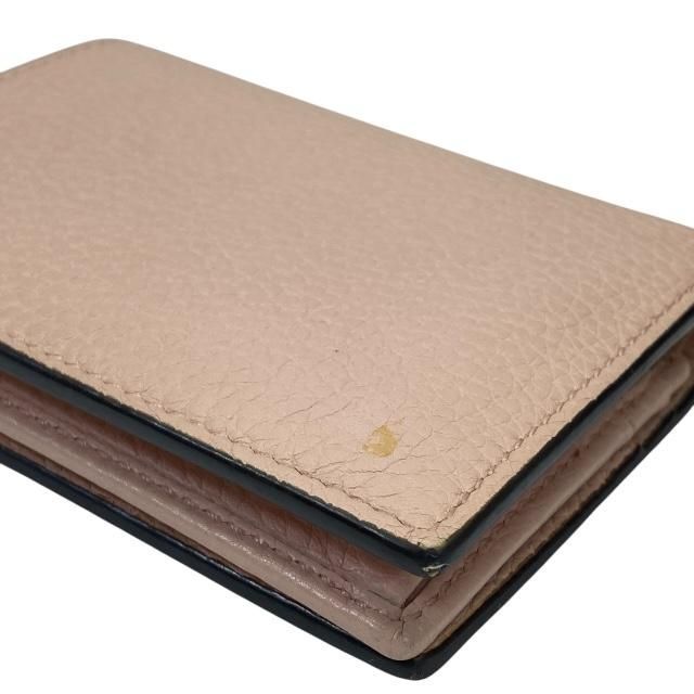Gucci Animalier Bee Fold Wallet Compact Mini Leather Pink — view 3