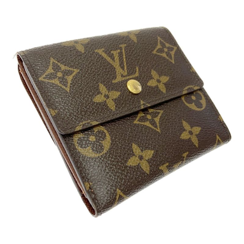Louis Vuitton Monogram Portefeuille Elise Brown Folding Wallet — view 3