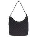 Gucci Hobo Brown Dark Silver GG Canvas Leather