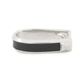 Hermes Ring Joquette Double Black Silver 53