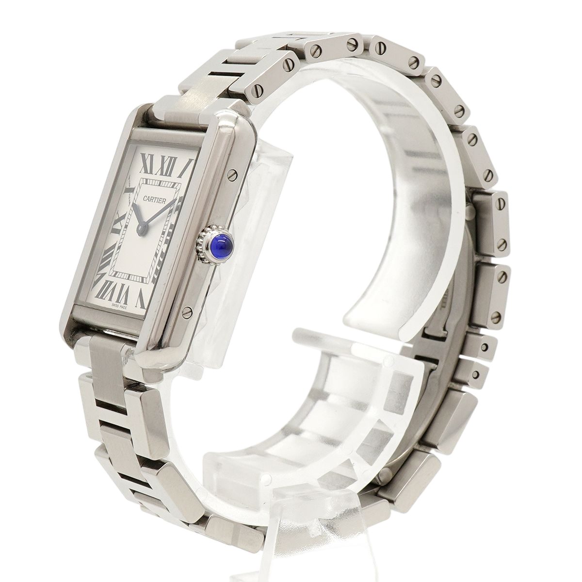 Cartier Tank Solo SM Silver Dial Watch — view 2