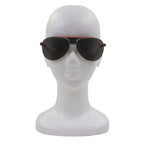Louis Vuitton Pacific Pilot Eyewear Sunglasses Silver Orange Damier — view 3