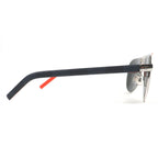 Louis Vuitton Pacific Pilot Eyewear Sunglasses Silver Orange Damier — view 5