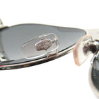 Louis Vuitton Pacific Pilot Eyewear Sunglasses Silver Orange Damier — view 9