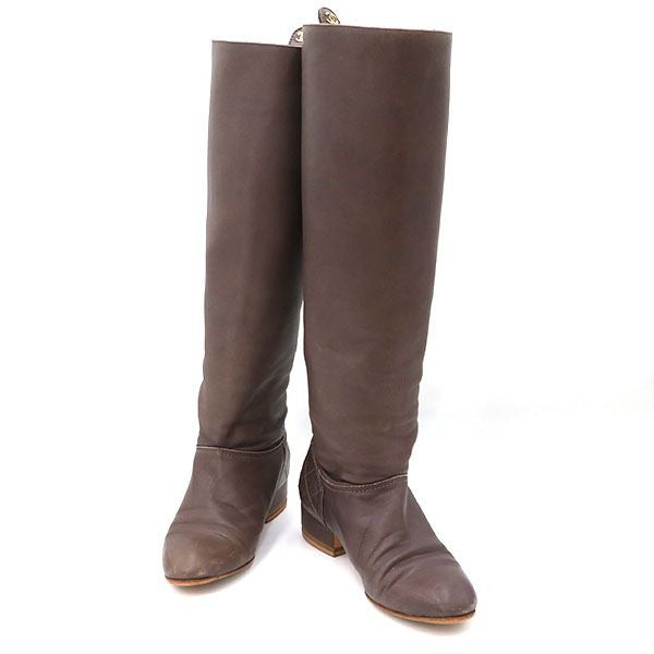 Chanel Long Boots Lambskin 38
