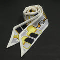 Hermes Scarf Twirly Scarves White