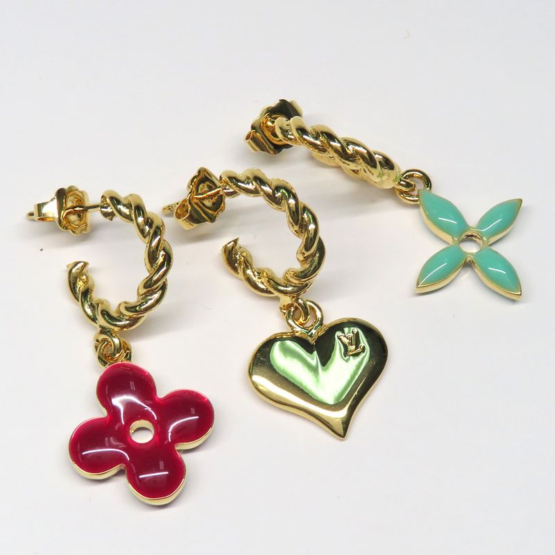 Louis Vuitton Earrings Boucle Dreille Sweet Monogram 3 Pieces — view 3