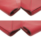 Hermes Courchevel Red Gold Hardware 00 Vintage Clutch Bag 0225 — view 7