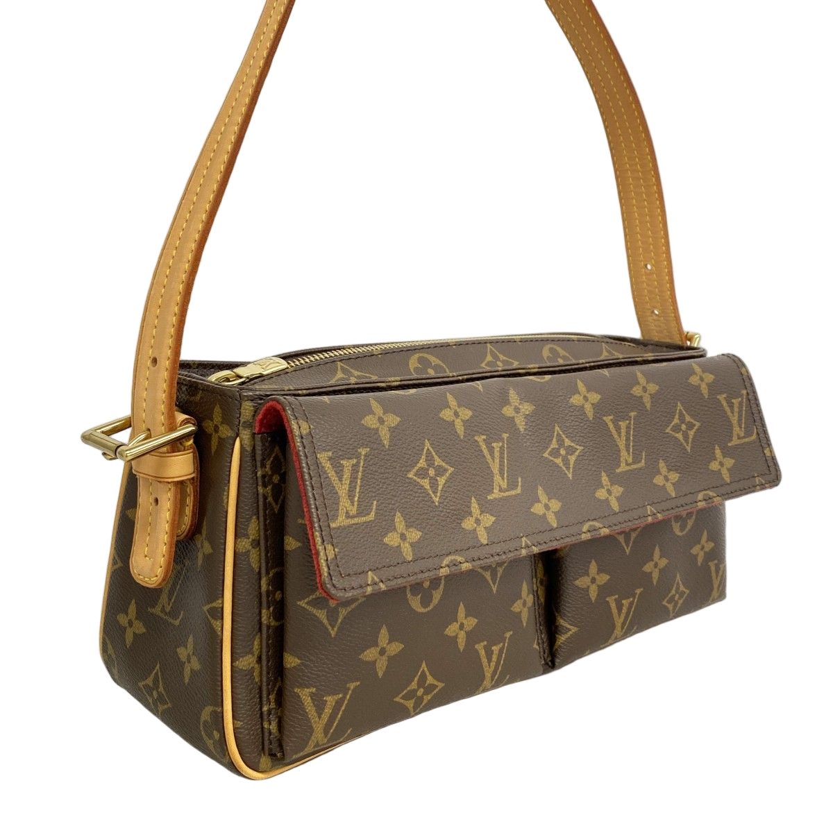Louis Vuitton Shoulder Bag Monogram Viva Cite Brown — view 2