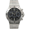 Bvlgari Diagono Scuba Chronograph Watch Black Automatic Winding